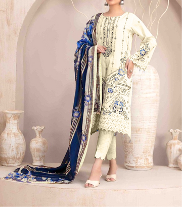 Kss Clothing Lawn Luxury Party Wear Dress | Kssl-239 ( Unstitched )