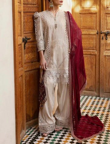 Maria B Luxury Lawn Chicken Kari Partywear Dress |5292