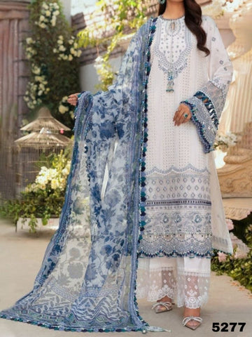 Anaya Lawn Luxury ChickenKari Party Wear Dress 5277