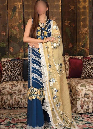 Crimson Summer Lawn Partywear Dress | Kssl-173