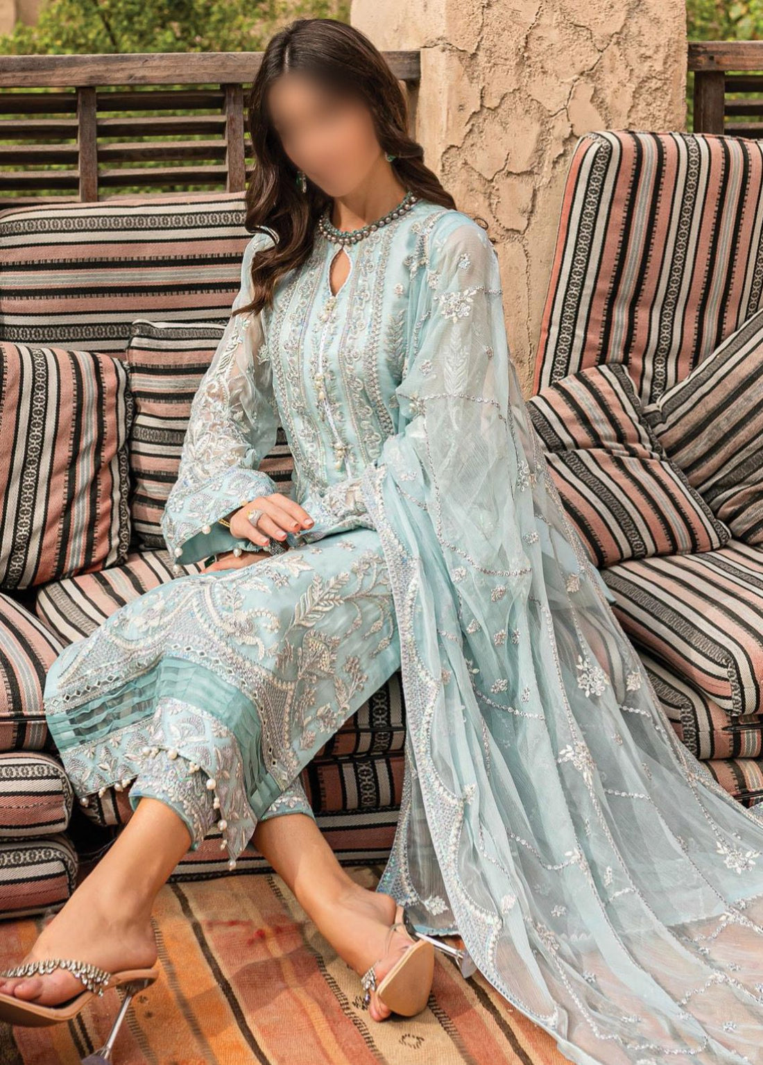 Gulal Luxury Chiffon PartyWear Dress| Kss-087