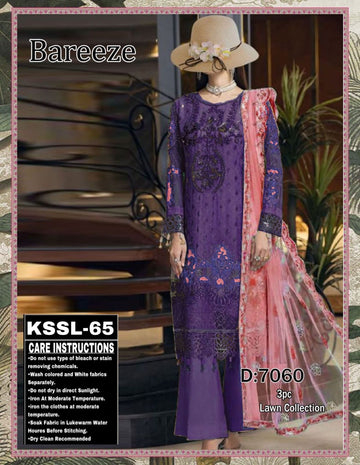 Bareeze Summer Lawn 2023 | Kssl-065