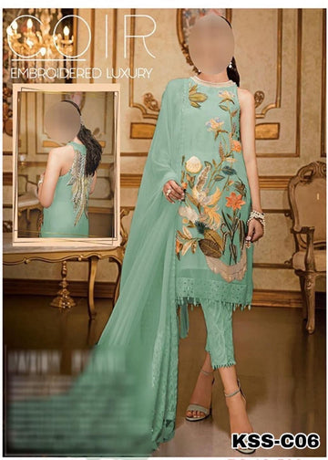 Kss Clothing Lawn Luxury Party Wear Dress | Kss-C06 Green