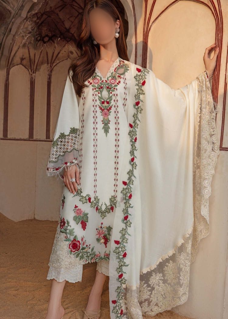 Crimson Luxury Lawn PartyWear Dress | Kssl-161