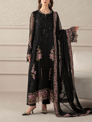 Maria B Chiffon PartyWear Dress |5322