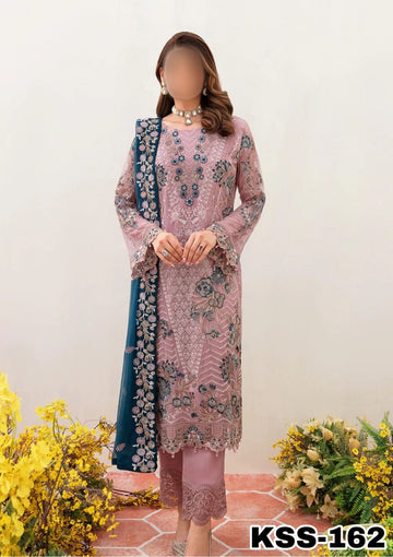 Ramsha Chiffon Party Wear Dress | Kss-162