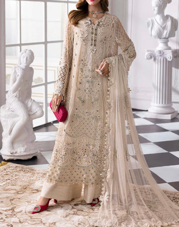 Maria B Luxury Chiffon Party Wear Dress | 5290