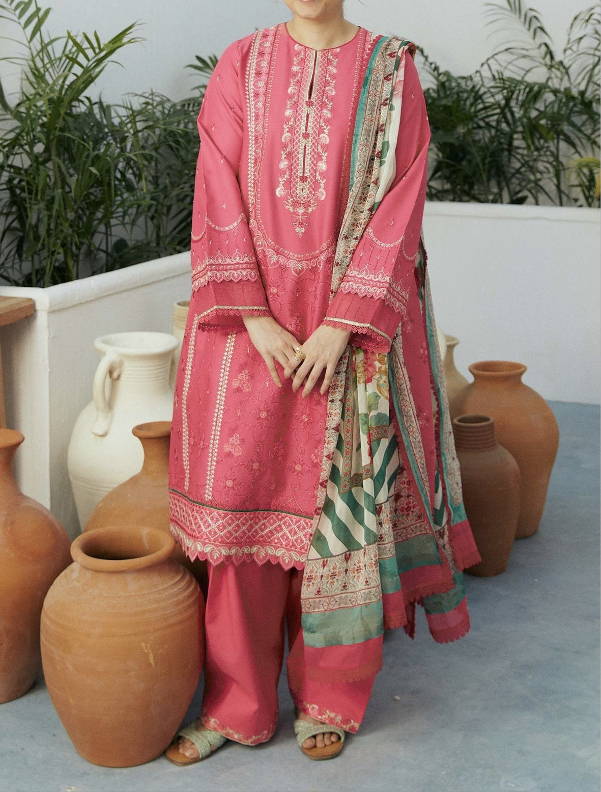 Zara Shah Jahan Lawn Formal Wear Dress | Kssl-233