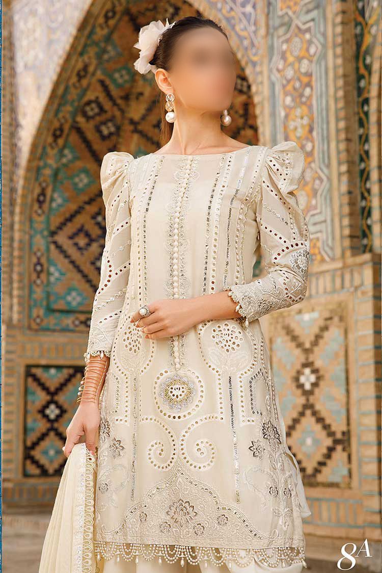 Maria B Chicken Kari Lawn PartyWear Dress | Kssl-86