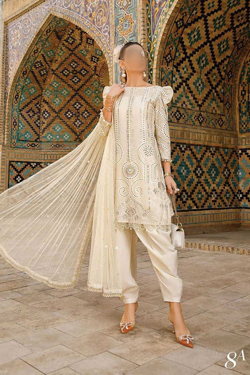 Maria B Chicken Kari Lawn PartyWear Dress | Kssl-86