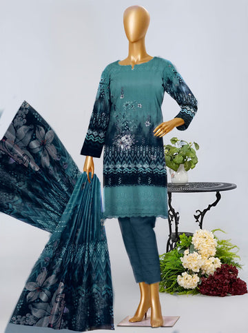 Bin Saeed Luxury Printed Chicken Kari Lawn | Kssl-212