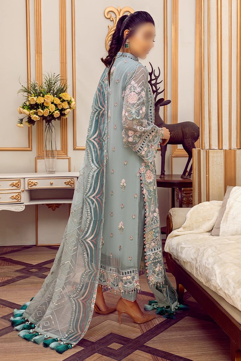 AdansLibas Luxury Chiffon Partywear Dress | Kss-107