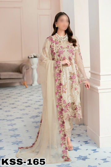 Ramsha Chiffon PartyWear Dress | Kss-165