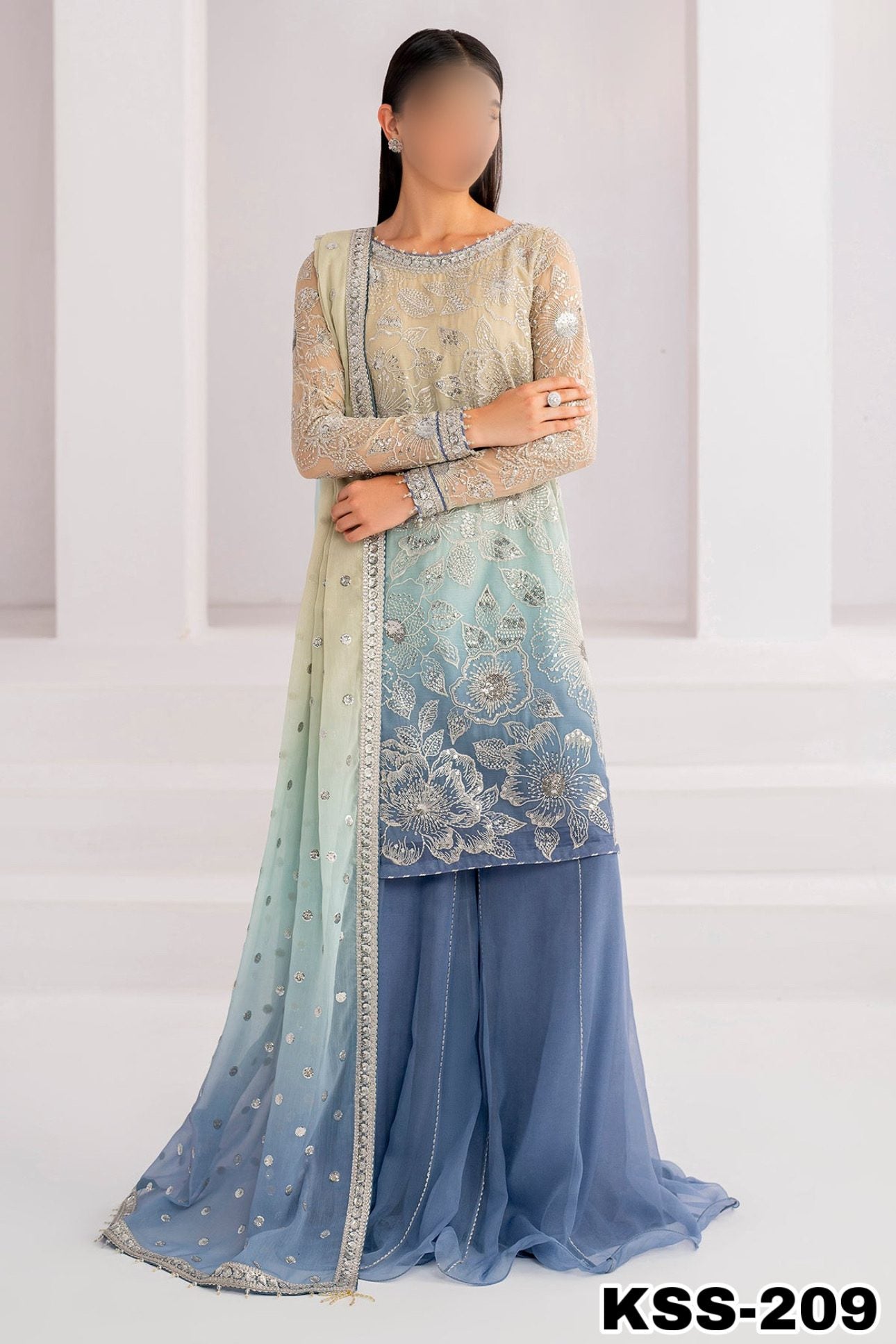 Jazmin Chiffon formal Wear Dress | Kss-209