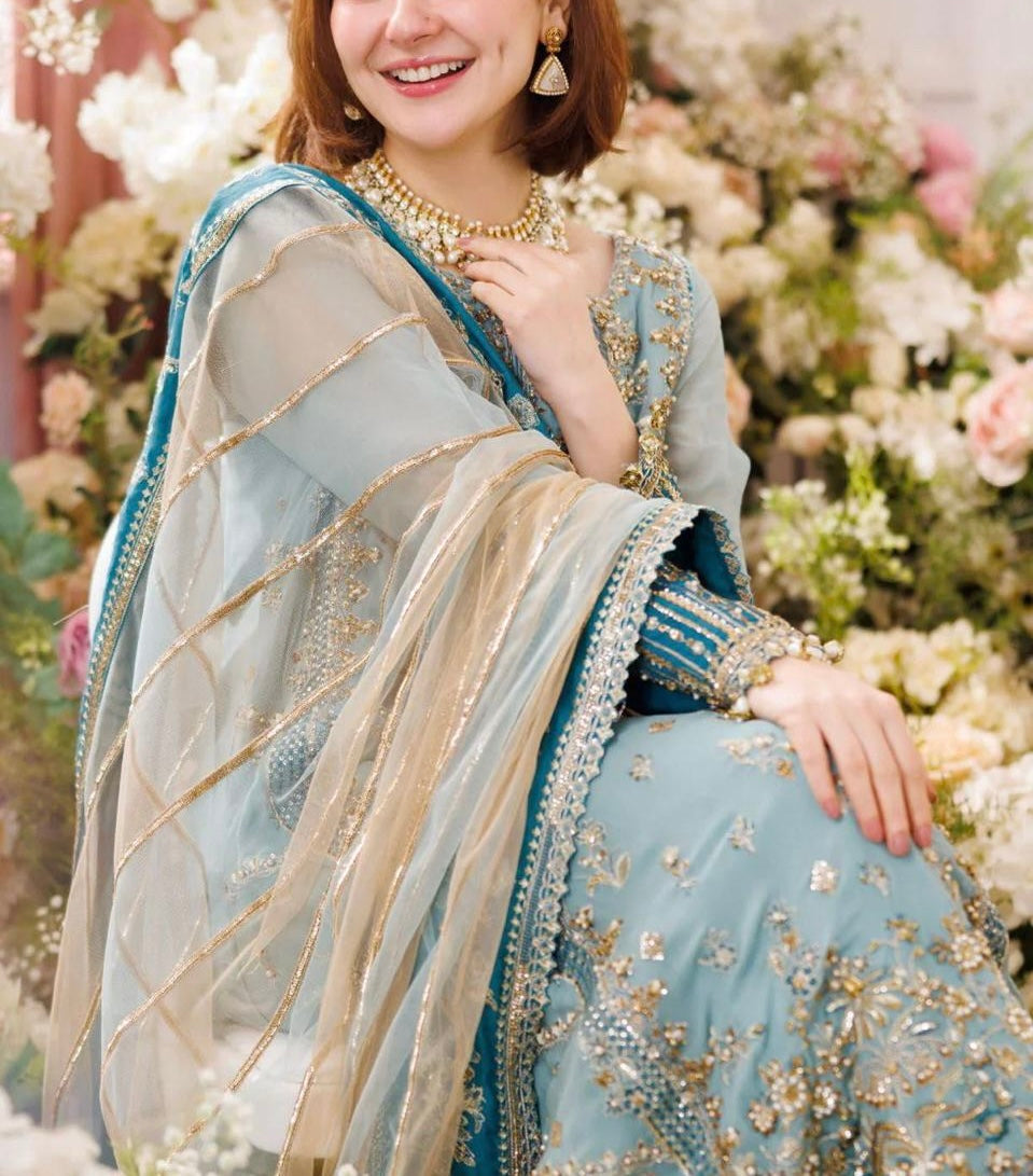 Charizma Luxury Chiffon PartyWear Dress By Khansa Arts | 5313