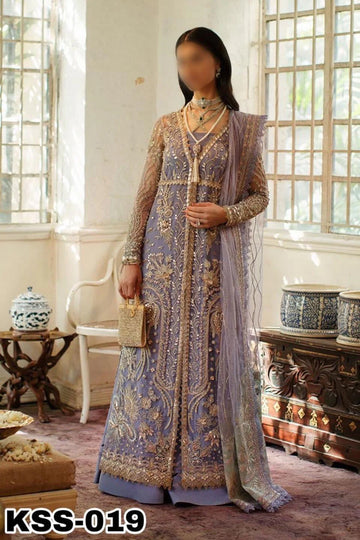 Mushq Bridal Wear Net Dress | kss-019