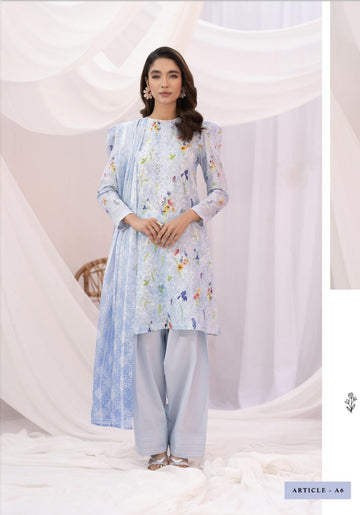 Kroma Lawn Chickenkari Printed Emb collection | K-06